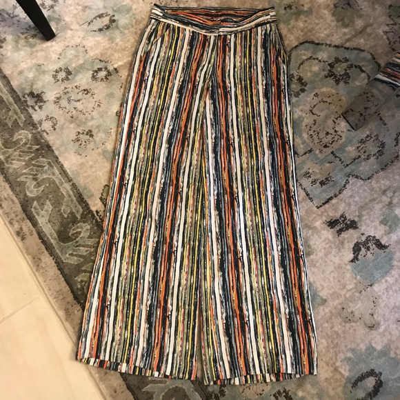 Sam Edelman STRIPED PALAZZO PANTS - Picture 4 of 8